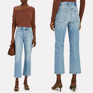 MOTHER SUPERIOR | The Tripper High Rise Straight Jean I Confess Light Blue 27